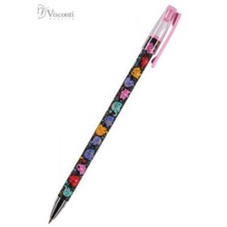 Ручка шариковая 0.5 мм "HappyWrite. Разноцветные слоники" синяя 20-0215/11 Bruno Visconti {Китай}