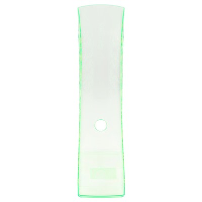 Лоток вертикальный для бумаг СТАММ "Вега" тонированный неоновый зеленый (ЛТВ-31746) ширина 90мм