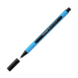 Ручка шар. Schneider "Slider Edge XB" (152201) черная, 0.8мм., трехгранная, голубой корпус