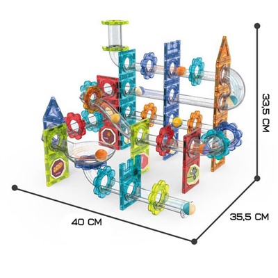 Конструктор магнитный «Марблс», 113 деталей