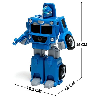 Конструктор винтовой «Грузовик», 2 в 1 робот-машина