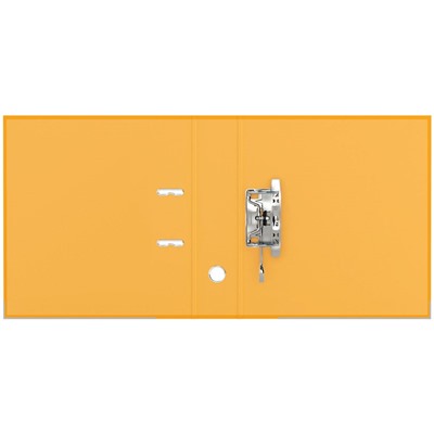 Папка-регистратор Berlingo "Spring", покрытие из ПВХ, 70мм, оранжевая (ATb_77116) двухсторонняя, с карманом, нижний мет. кант