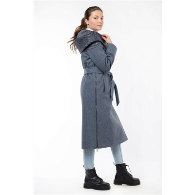 01-10004 Пальто женское демисезонное (пояс)