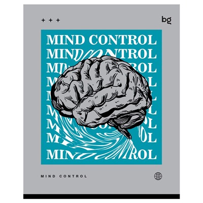 Тетрадь 48л. BG "Mind control" клетка (Т5ск48 59403)