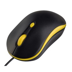 Мышь Perfeo "Mount" черно-желтая, USB (PF_A4511)