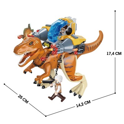 Конструктор Дино «Бой в Джунглях», 754 детали