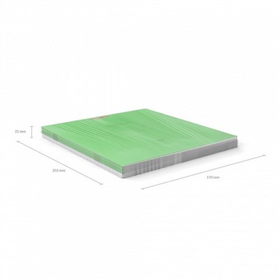 Тетрадь 12л. ErichKrause клетка "Классика Neon. Зеленая" (56537) обложка - мелованный картон, офсет