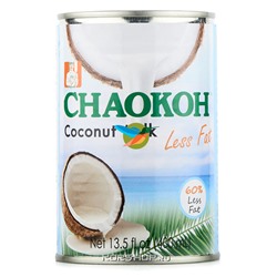 Обезжиренное кокосовое молоко Chaokoh, 400 мл,