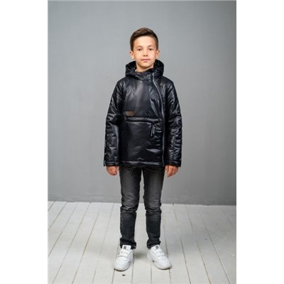Куртка-анорак для мальчика черный