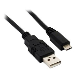Кабель microUSB - USB, 0.5 м (U005) "VS", черный