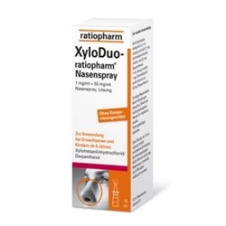 Xyloduo ratiopharm Nasenspray 1 Mg/мл+50 mg/мл (10 мл) Ксилодуо Спрей для носа 10 мл