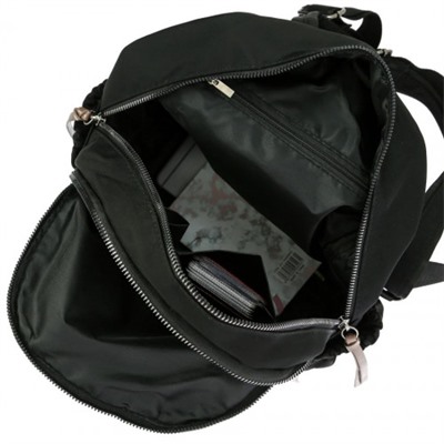 Женский текстильный рюкзак 8007 BLACK