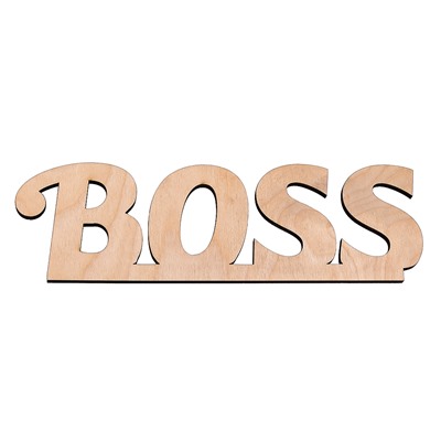 Декоративная табличка "Boss"