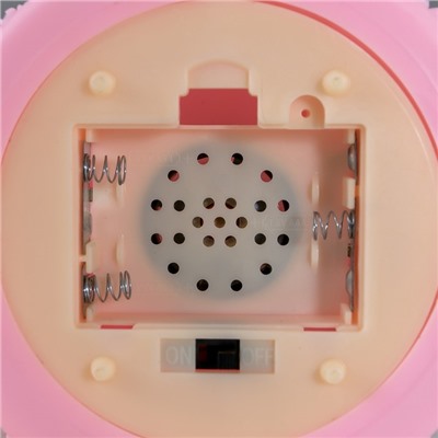Ночник "Поцелуй" от батареек LR44 розовый 10,5х10,5х16 см