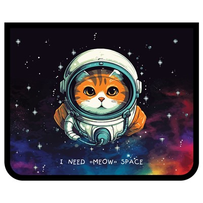 Папка для тетрадей А5, молния сверху ArtSpace "Meow Space" (ПТЛ-715_58195)