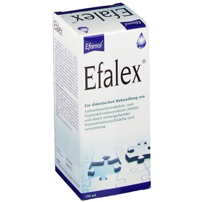 Efalex (Эфалекс) flussig Сироп при синдроме СДВГ для детей от 2-х лет, 150 мл
