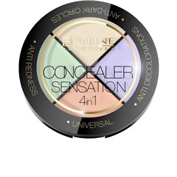 Набор корректор для лица 4 в 1 Eveline Consealer Sesation