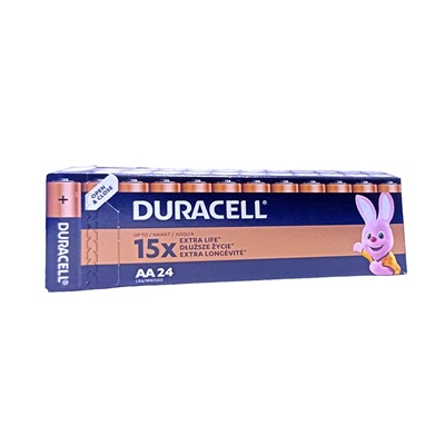 Батарейка LR6 "Duracell Basic", алкалиновая, в коробке по 24шт.