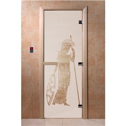Дверь «Рим», размер коробки 190 × 70 см, левая, цвет сатин