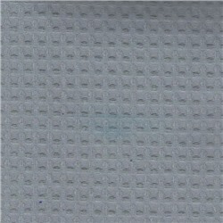 Ткань на отрез вафельное полотно гладкокрашенное 150 см 240 гр/м2 7х7 мм цвет светло-серый 040