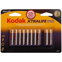Батарейка LR3 "Kodak XTRALIFE", алкалиновая, на блистере BL8+2