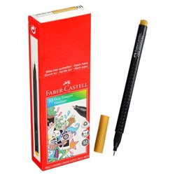 Ручка капиллярная Faber-Castell GRIP, линер 0.4 мм, оранжевая