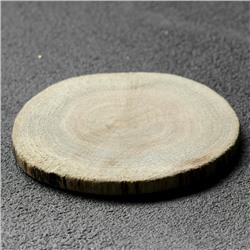 Спил дерева "Дубовый", круглый, d=4-7 см, h=5 мм