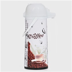 Кофейник-термос с помпой "Кофе с молоком", 1.8 л, сохраняет тепло 4 ч, 36 х 29 см