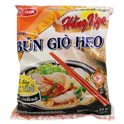 Лапша со вкусом свинины Bun Gio Heo Hang Nga Vina Acecook, Вьетнам, 75 г