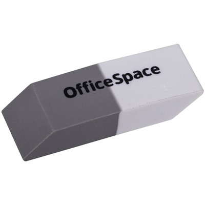 Ластик OfficeSpace (OBGP_10064) скошенн., комбинир., термопластичная резина, 41*14*8мм