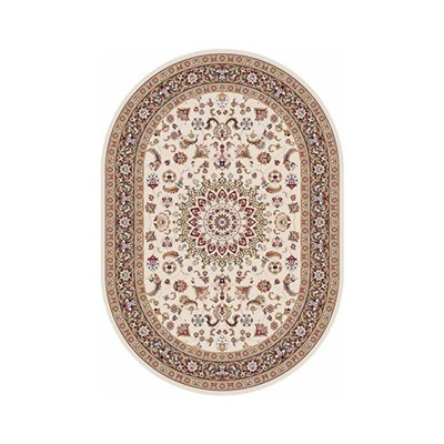 Ковёр овальный Shahreza d210, размер 280 х 370 см, цвет cream-brown