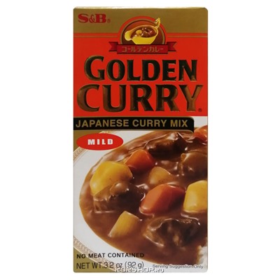 Нежный соус карри микс Golden Curry S and B, Япония, 92 г