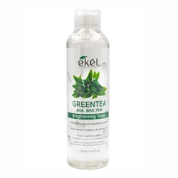 Ekel Тонер с экстрактом зеленого чая и AHA-BHA-PHA кислотами / Brightening Toner Green Tea, 250 мл