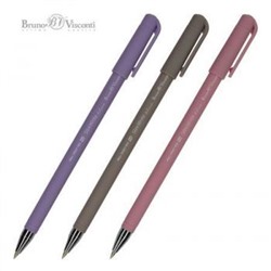 Ручка шариковая 0.5 мм "SlimWrite.RIO" синяя (3 цвета корпуса) 20-0055 Bruno Visconti {Китай}
