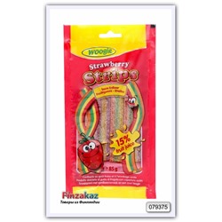 Жевательные конфеты со вкусом клубники кислые Woogie 85 гр