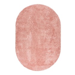 Ковёр овальный Shaggy Viva 0.6x0.9 м, цвет розовый