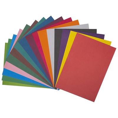 Цветной картон ArtSpace А4 16л. немелов.+ цв.бумага двухстор.16л. 8цв. "Коровка" (Нкб16-16_28667) папке