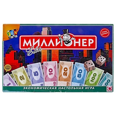 Настольная игра «Миллионер-элит», мягкая коробка