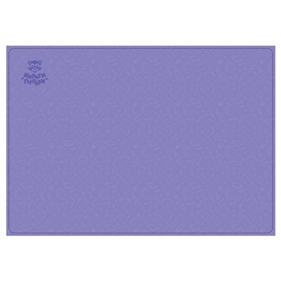 Клеенка для уроков труда Мульти-Пульти "Фиолет" 35*50см, однотонная с рисунком (СН_50235) ПВХ