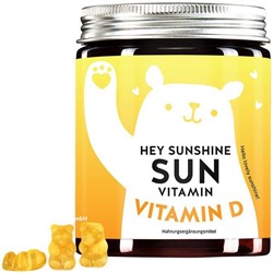 HEY SUNSHINE Sun Vitamins Vitamin-Gummibarchen Детские Жевательные Мишки с Витамином D3 1000 IE, 60шт.
