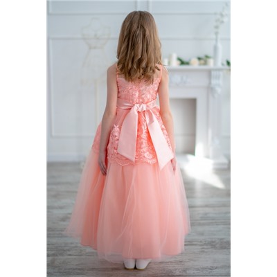 Платье "Золушка", цвет персик