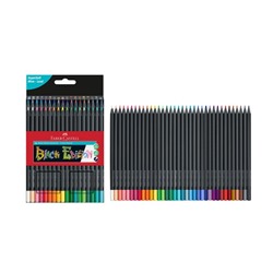 Карандаши цветные Faber-Castell Black Edition 36 цветов, трехгранные, черное дерево, заточенные, в картонной коробке