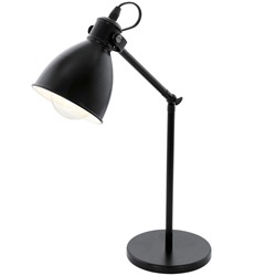 Настольная лампа PRIDDY 1x40Вт E27 черный 42,5см