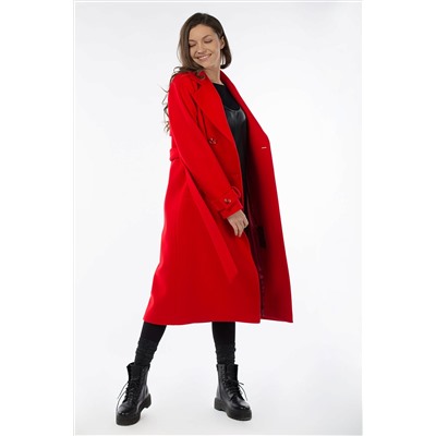 01-10881 Пальто женское демисезонное (пояс)