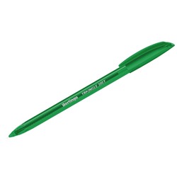 Ручка шар. Berlingo "Triangle 100Т" (CBp_07109) зеленая, 0.7мм, игольчатый стержень, трехгранный корпус