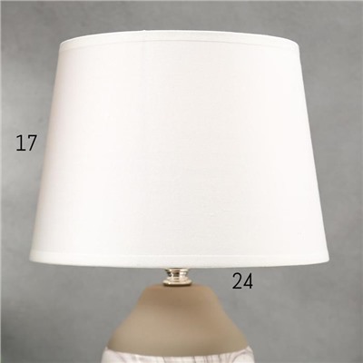 Лампа настольная 530226/1 E14 40Вт белый-серый 22х22х35 см