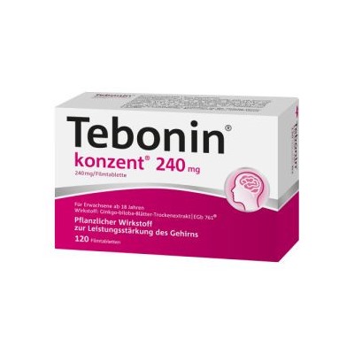 Tebonin Konzent 240 mg Filmtabletten (120 шт.) Тебонин Таблетки в оболочке 120 шт.