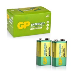 Батарейка 6F22 "GP Greencell", без блистера