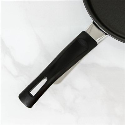Сковорода Promo, d=16 см, бакелитовая ручка, антипригарное покрытие, цвет чёрный