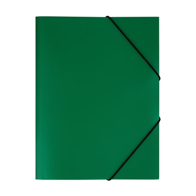 Папка на резинках СТАММ зеленая (ММ-32190) А4, 500мкм